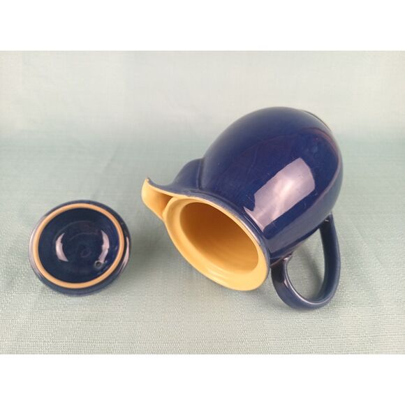 Vintage Denby Stoneware Coffee Pot Tea Pot Made in England 2 1/2 Pint Capacity - Picture 10 of 12